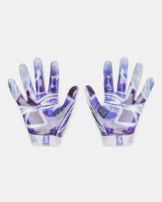 Women's UA F8 Football Gloves, White, pdpMainDesktop image number 1